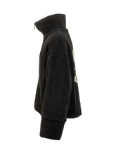 BARROW - Barrow Black Fleece Jacket with Zip - Black | Lidia Shopping ® | Official Website