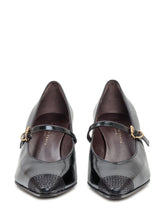ROBERTO FESTA - Roberta Festa Black Leather Mary Jane Pumps - Black - LIDIASHOPPING® - Official Website