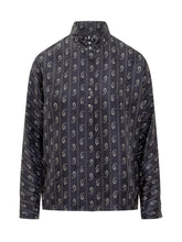 TORY BURCH - Tory Burch Camicia in Seta con Monogramma - Blu | Lidia Shopping | Official Website
