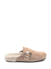 TORY BURCH - Beige Suede Mules Tory Burch - Beige - LIDIASHOPPING® - Official Website