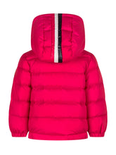 MONCLER KIDS - Moncler Kids Pink Down Jacket with Hood - Red | Lidia Shopping ® | Official Website