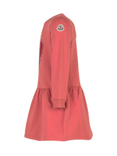 MONCLER KIDS - Moncler Kids Abito Rosa con Cuore Stampato - Rosso | Lidia Shopping ® | Official Website