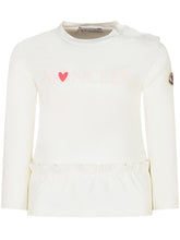 MONCLER KIDS - Moncler Kids Completo Bianco e Rosa con Cuori - Bianco | Lidia Shopping ® | Official Website