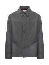 JIL SANDER - Giacca Grigia in Lana con Bottoni Jil Sander - Grigio | Lidia Shopping ® | Official Website