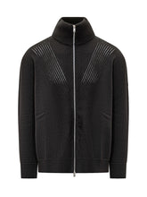 JIL SANDER - Black Technical Knit Cardigan by Jil Sander - Black - LIDIASHOPPING® - Official Website