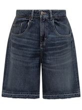 ICON DENIM - Icon Denim Dark Wash Denim Shorts - Blue - LIDIASHOPPING® - Official Website