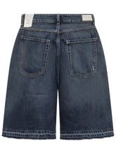 ICON DENIM - Icon Denim Dark Wash Denim Shorts - Blue - LIDIASHOPPING® - Official Website