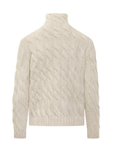 GRAN SASSO - Gran Sasso cream wool cable-knit turtleneck - White | Lidia Shopping ® | Official Website
