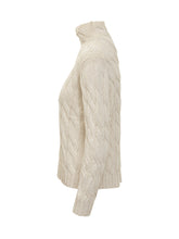 GRAN SASSO - Gran Sasso cream wool cable-knit turtleneck - White | Lidia Shopping ® | Official Website