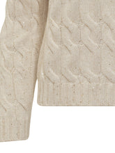 GRAN SASSO - Gran Sasso cream wool cable-knit turtleneck - White | Lidia Shopping ® | Official Website