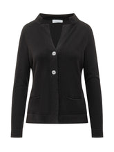 GRAN SASSO - Cardigan Nero in Maglia con Bottoni Gran Sasso - Nero | Lidia Shopping ® | Official Website