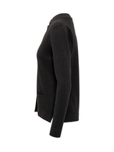 GRAN SASSO - Cardigan Nero in Maglia con Bottoni Gran Sasso - Nero | Lidia Shopping ® | Official Website