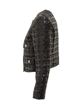 MICHAEL MICHAEL KORS - Giacca in Tweed con Paillettes Michael Kors - Nero | Lidia Shopping ® | Official Website