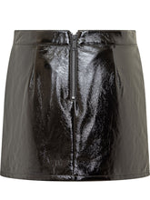 MICHAEL MICHAEL KORS - Michael Kors Minigonna in Vernice Lucida - Nero - LIDIASHOPPING® - Official Website