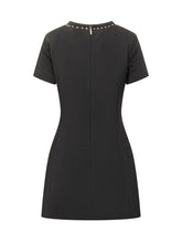 MICHAEL MICHAEL KORS - Michael Kors Black Dress with Studs - Black | Lidia Shopping ® | Official Website