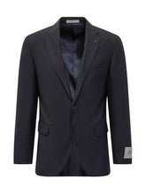 CORNELIANI CC COLLECTION - Corneliani Classic Blue Blazer - Blue | Lidia Shopping ® | Official Website