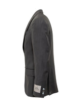 CORNELIANI CC COLLECTION - Corneliani Abito Gessato Grigio Due Pezzi - Nero | Lidia Shopping ® | Official Website