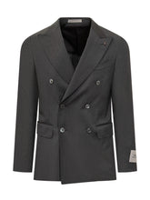 CORNELIANI CC COLLECTION - Corneliani Grey Single-Breasted Suit for Men - Grey - LIDIASHOPPING® - Official Website