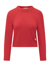 ISABEL MARANT - Maglione Rosso in Lana con Logo Isabel Marant - Rosso - LIDIASHOPPING® - Official Website