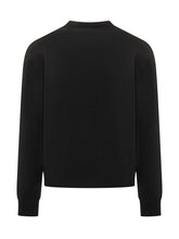 CASABLANCA - Casablanca Black Sweater with Multicolor Cartoon Embroidery - Black - LIDIASHOPPING® - Official Website