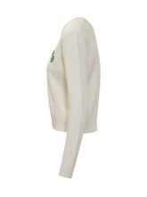 CASABLANCA - Casablanca White Sweater with Tennis Club Embroidery - White - LIDIASHOPPING® - Official Website