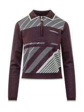 CASABLANCA - Casablanca Knit Polo with Zip - Multicolor - LIDIASHOPPING® - Official Website