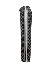 CASABLANCA - Casablanca Silk Pants with Monogram Print - Black - LIDIASHOPPING® - Official Website