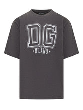DOLCE & GABBANA - Dolce & Gabbana DG Milano Print T-Shirt - Grey | Lidia Shopping ® | Official Website