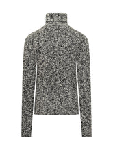 DOLCE & GABBANA - Dolce & Gabbana Mélange Turtleneck Sweater - White | Lidia Shopping ® | Official Website