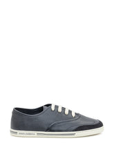 DOLCE & GABBANA - Dolce & Gabbana Sneakers Vit Back in Pelle Blu - Nero - LIDIASHOPPING® - Official Website