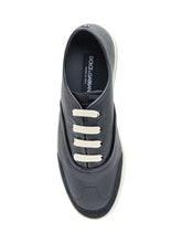 DOLCE & GABBANA - Dolce & Gabbana Sneakers Vit Back in Pelle Blu - Nero - LIDIASHOPPING® - Official Website