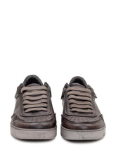 DOLCE & GABBANA - Dolce & Gabbana Sneakers Vit Beck in Pelle Marrone - Marrone - LIDIASHOPPING® - Official Website