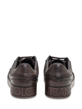 DOLCE & GABBANA - Dolce & Gabbana Sneakers Vit Beck in Pelle Marrone - Marrone - LIDIASHOPPING® - Official Website