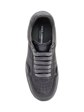 DOLCE & GABBANA - Dolce & Gabbana Leather Sneakers with Contrast Sole - Black - LIDIASHOPPING® - Official Website