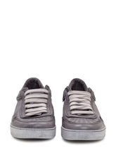 DOLCE & GABBANA - Dolce & Gabbana Vit Beck Grey Leather Sneakers - Grey - LIDIASHOPPING® - Official Website