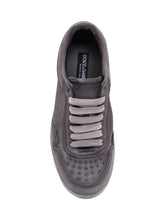 DOLCE & GABBANA - Dolce & Gabbana Vit Beck Grey Leather Sneakers - Grey - LIDIASHOPPING® - Official Website