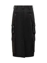 DOLCE & GABBANA - Dolce & Gabbana Black Cotton Cargo Skirt - Black - LIDIASHOPPING® - Official Website