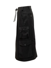 DOLCE & GABBANA - Dolce & Gabbana Black Cotton Cargo Skirt - Black - LIDIASHOPPING® - Official Website