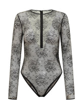 DOLCE & GABBANA - Dolce & Gabbana Black Lace Bodysuit - Black - LIDIASHOPPING® - Official Website