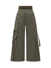 DOLCE & GABBANA - Dolce & Gabbana Wide-Leg Cargo Pants - Grey - LIDIASHOPPING® - Official Website