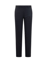 INCOTEX - Incotex Blue Virgin Wool Slim Fit Trousers - Blue - LIDIASHOPPING® - Official Website