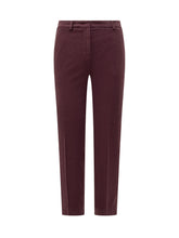 INCOTEX - Incotex Bordeaux Slim Fit Pants With Pockets - Red | Lidia Shopping ® | Official Website