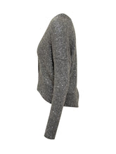 EXTERIOR - Cardigan Exterior in Maglia Lurex - Grigio | Lidia Shopping ® | Official Website