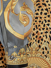 VERSACE - Versace Silk Mini Dress with Baroque Animalier Print - Multicolor - LIDIASHOPPING® - Official Website