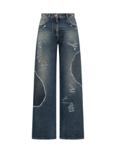 VERSACE - Versace Wide-Leg Jeans - Blue - LIDIASHOPPING® - Official Website