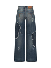 VERSACE - Versace Wide-Leg Jeans - Blue - LIDIASHOPPING® - Official Website