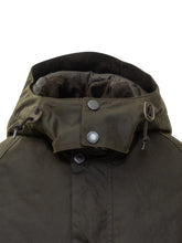 BARBOUR - Barbour Giacca Verde Cerata con Colletto in Velluto - Marrone | Lidia Shopping ® | Official Website