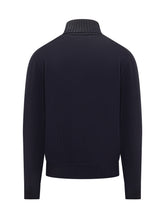 FILIPPO DE LAURENTIIS - Filippo De Laurentiis Dark Blue Wool Turtleneck - Blue - LIDIASHOPPING® - Official Website