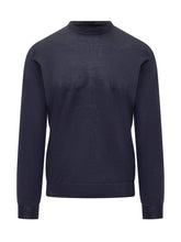 FILIPPO DE LAURENTIIS - Filippo De Laurentiis Blue Crewneck Sweater - Blue | Lidia Shopping ® | Official Website