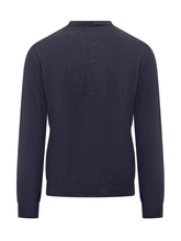 FILIPPO DE LAURENTIIS - Filippo De Laurentiis Blue Crewneck Sweater - Blue | Lidia Shopping ® | Official Website